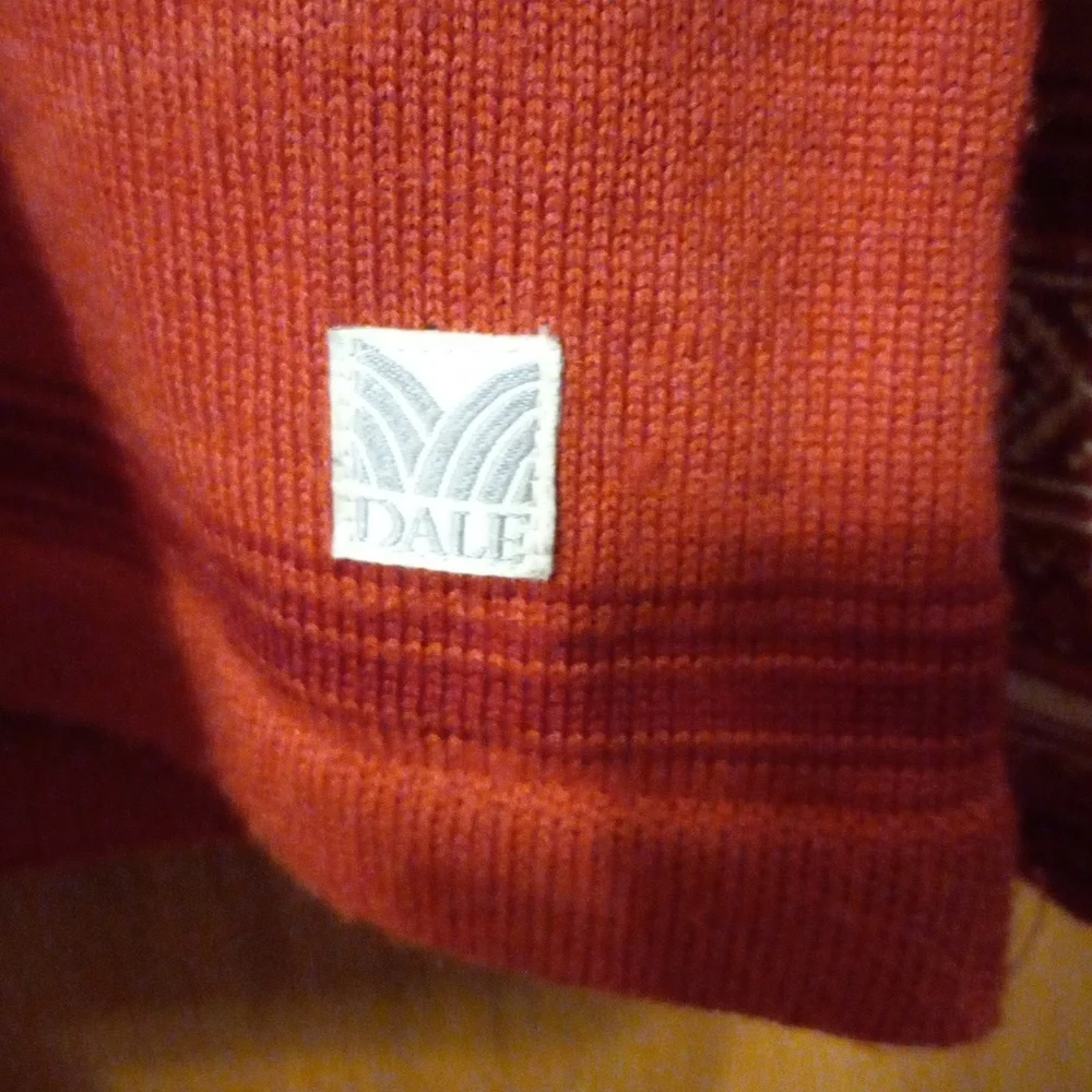 Rust Red Women's Quarter-Zip Sweater - Brand Unspecified - Picture 3 of 11